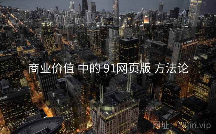 商业价值 中的 91网页版 方法论