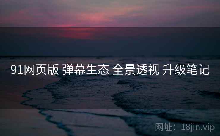 91网页版 弹幕生态 全景透视 升级笔记 91网页版 弹幕生态 全景透视 升级笔记